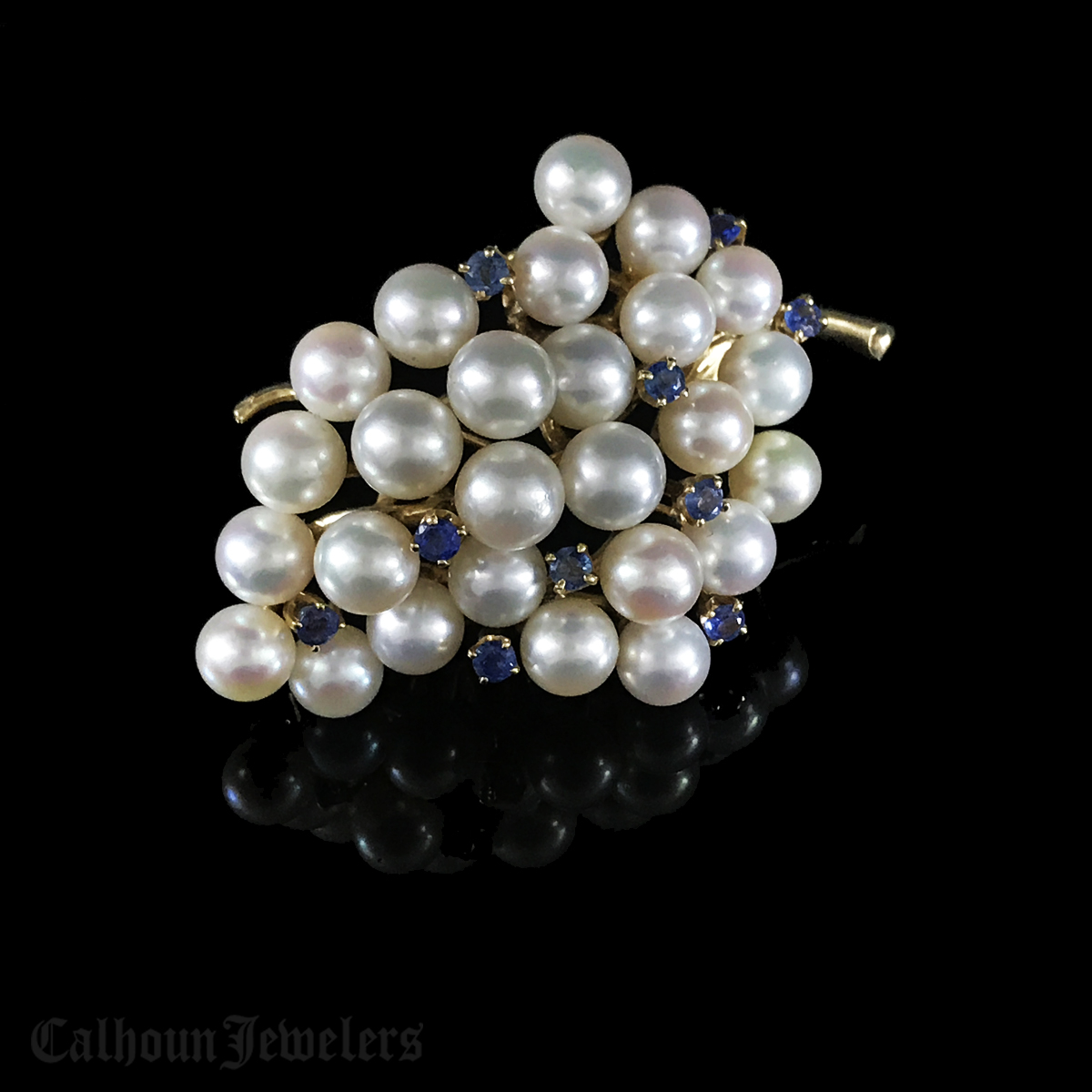 Colored Stone / Pearl Pins & Brooches 001-326-00420, Joint Venture Estate  Jewelry